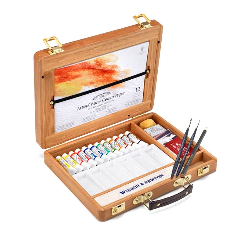 

Акварель Winsor&Newton Professional Bamboo Box Tubes 12 цв, Professional