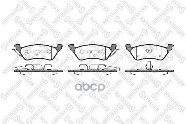 

Комплект тормозных колодок Stellox 822000BSX