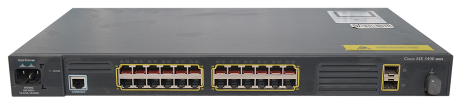 фото Коммутатор cisco me-3400-24ts-a black