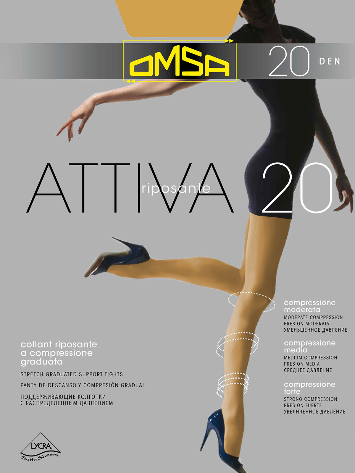 фото Колготки omsa attiva 20 daino 5