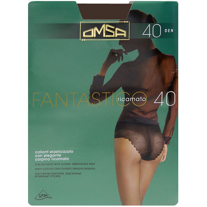 

Колготки женские Omsa FANTASTICO телесные  (L, Бежевый, FANTASTICO