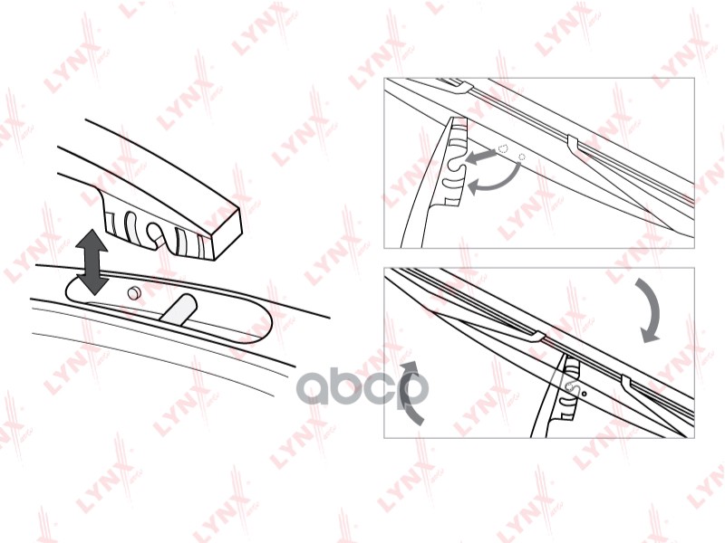 фото Щетка стеклоочистителя lynxauto lr30d