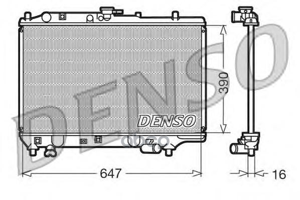 

Радиатор охлаждения DENSO DRM44006