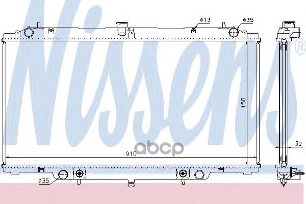 

Радиатор охлаждения Nissens 62953A
