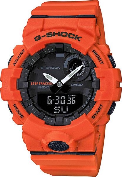 фото Японские спортивные наручные часы casio g-shock gba-800-4a с хронографом