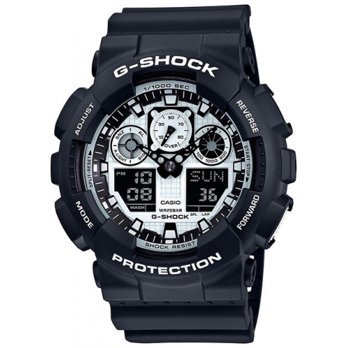 

Спортивные наручные часы Casio G-Shock GA-100BW-1A, G-Shock