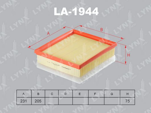 фото Фильтр воздушный lynxauto la-1944