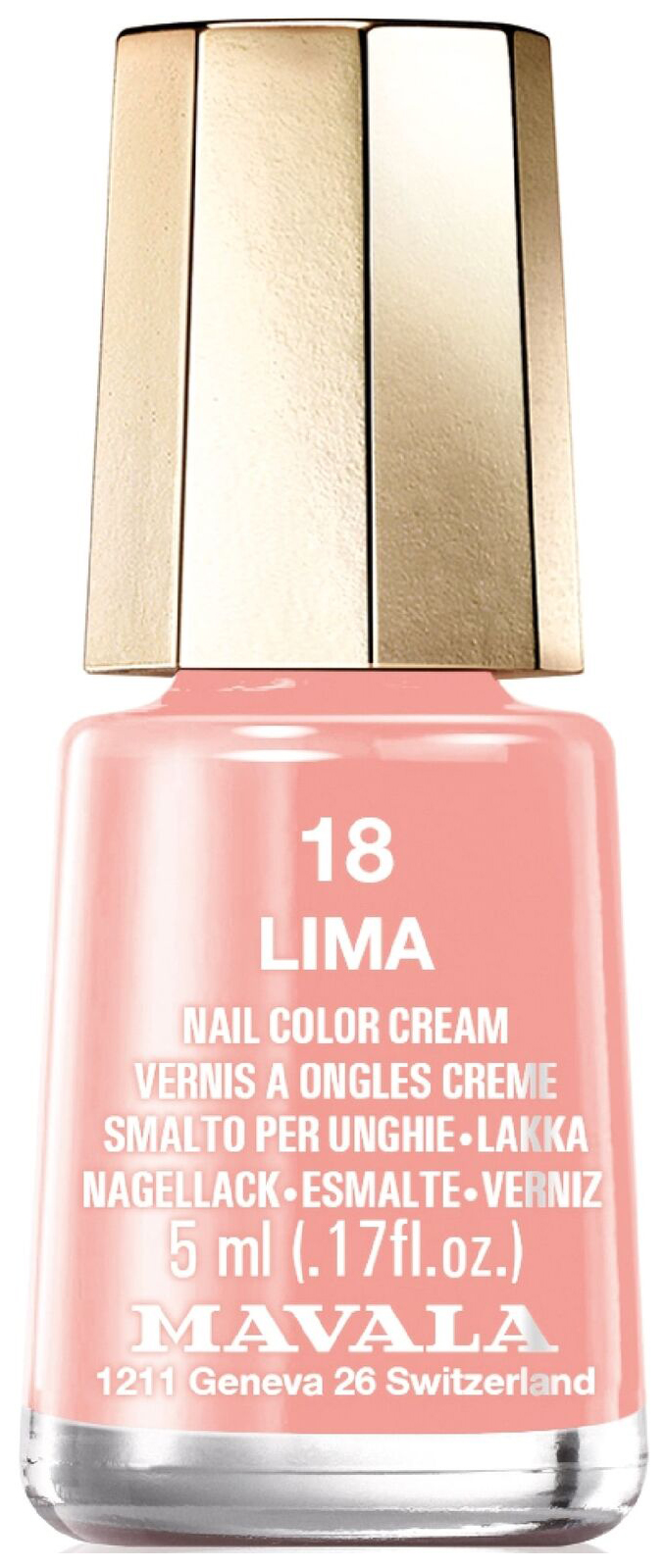 фото Лак для ногтей mavala nail color сream 18 lima 5 мл