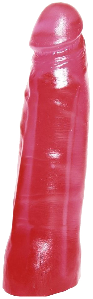 фото Розовый фаллос-насадка для трусиков с плугом 17 см сумерки богов