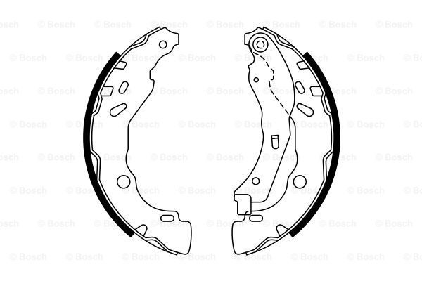 

Комплект тормозных колодок BOSCH 0 986 487 771