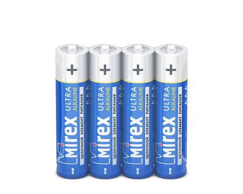 Батарейка щелочная Mirex LR03/AAA 1,5V 4 шт