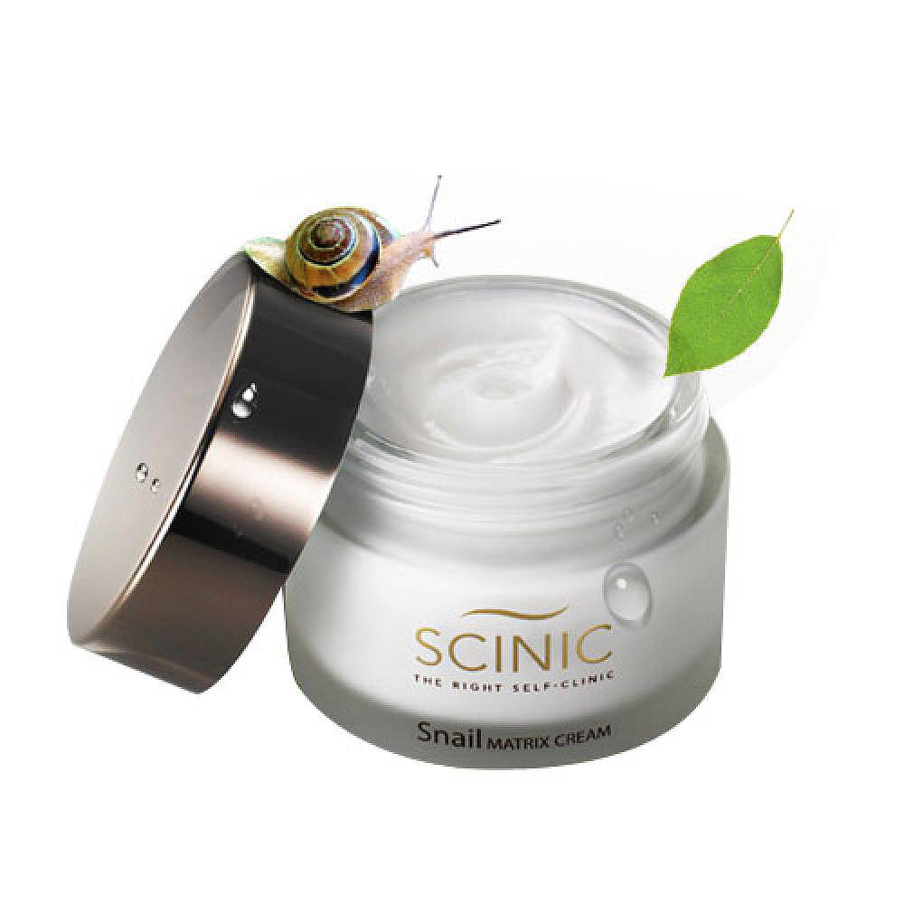 Антивозрастной крем для лица Scinic Snail Matrix Cream с фильтратом слизи улитки и EGF сыворотка для лица scinic
