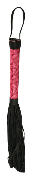 фото Плеть erokay passionate flogger с розовой рукоятью 39 см