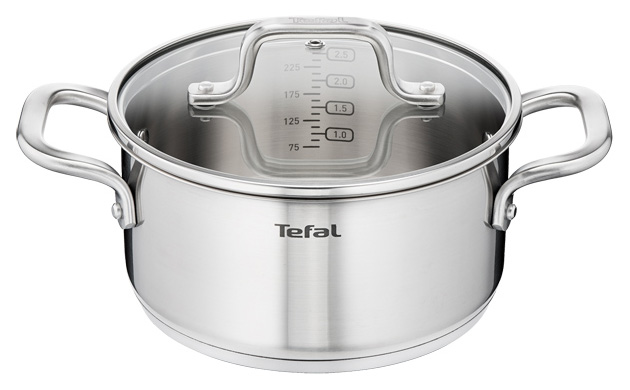 фото Кастрюля tefal 3 л серебристый