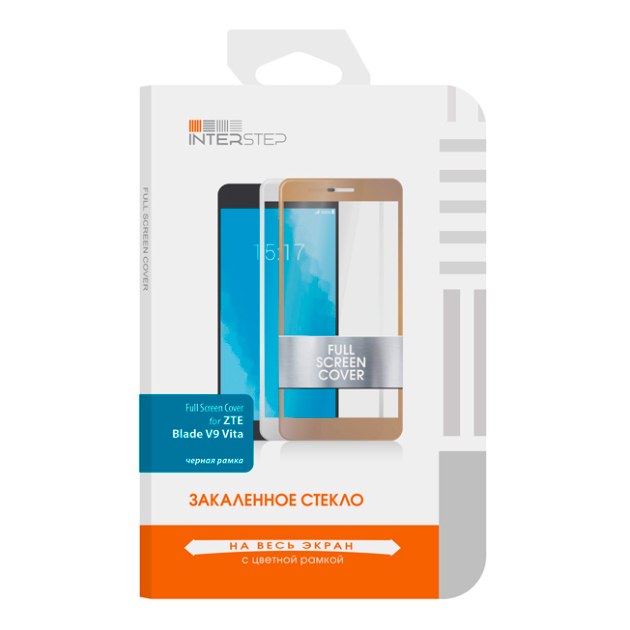 

Стекло InterStep FSC для ZTE Blade V9 Vita Black, FSC для ZTE Blade V9 Vita