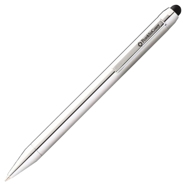 Шариковая ручка FranklinCovey Newbury Pure Chrome со стилусом, M, BL