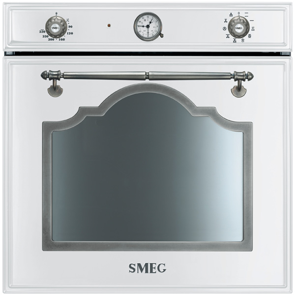 фото Встраиваемый электрический духовой шкаф smeg sf750bs white