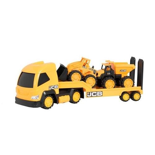 фото Фура с двумя машинками hti (jcb)