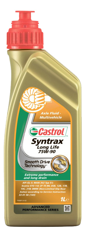 фото Трансмиссионное масло castrol syntrax long life 75w90 1л 154f0a/15005d