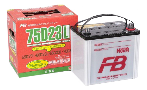 фото Аккумулятор автомобильный furukawa battery super nova 75d23r 65 ач