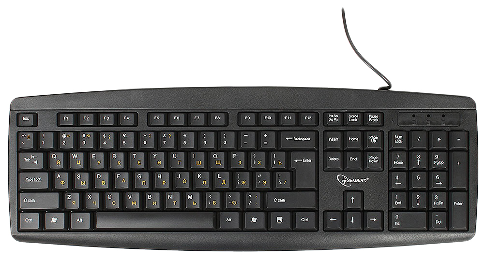 Проводная клавиатура Gembird KB-8351U-BL Black