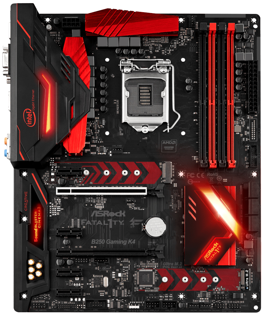 

Материнская плата ASRock Fatal1ty B250 GAMING K4, Fatal1ty B250 GAMING K4