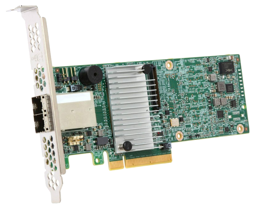 фото Pci-e raid контроллер broadcom limited lsi megaraid sas 9380-8e (lsi00438)