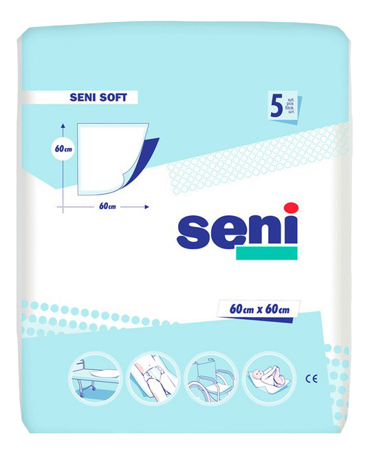 Пеленки Seni Soft 60x60 см 5 шт.