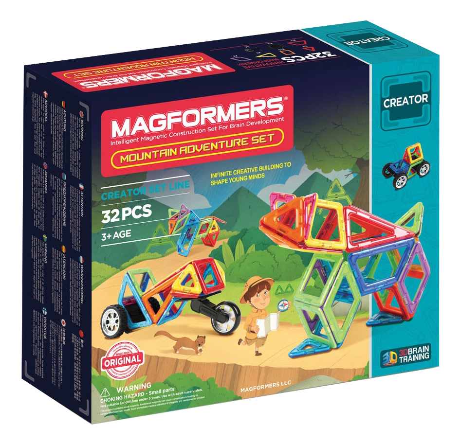 фото Конструктор магнитный magformers adventure mountain 32 детали