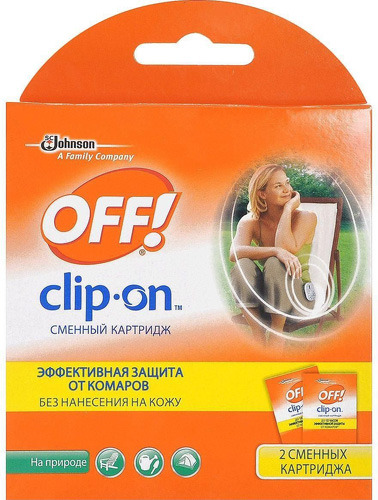 фото Комплект сменных картриджей off clip-on 2 шт off!