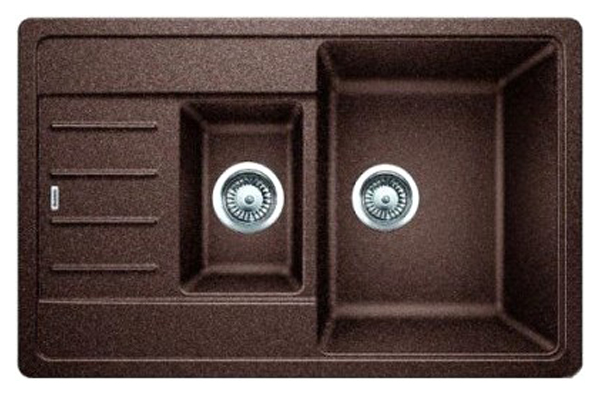 

Комплект Мойка Blanco Legra 6S Compact 521307 кофе + Смеситель Daras 517720 хром, Черный, Legra 6S Compact
