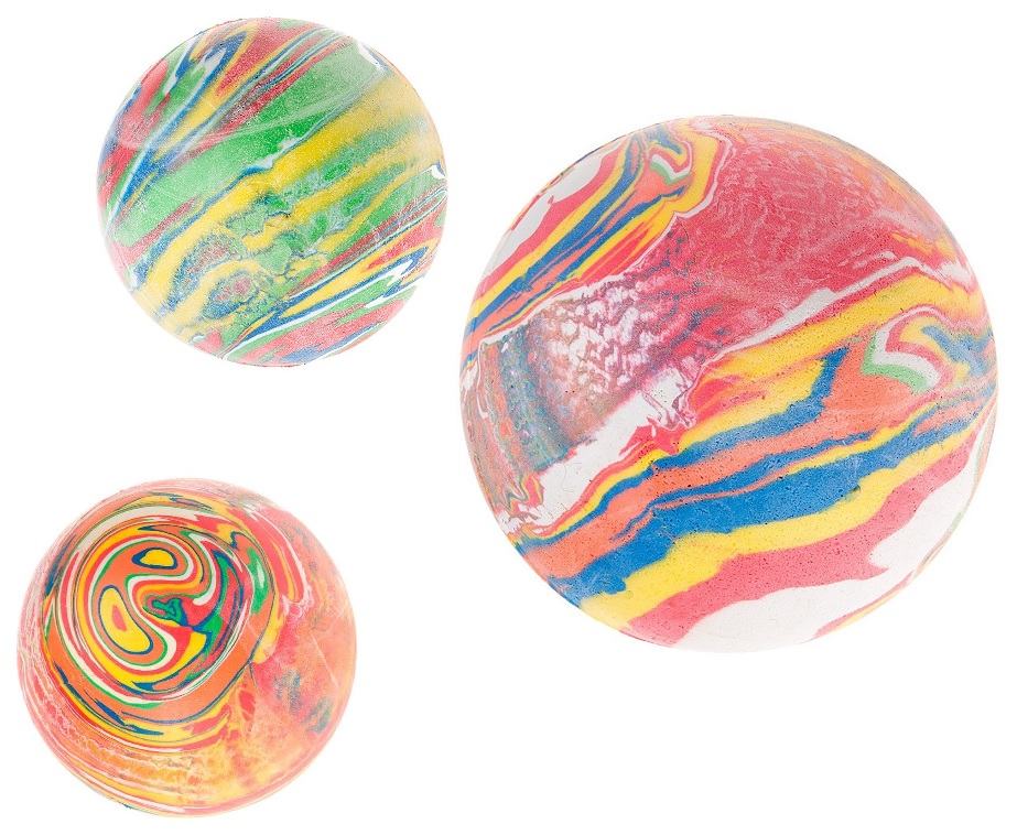 фото Апорт для собак ferplast мяч резиновый мягкий, разноцветный, длина 5.5 см