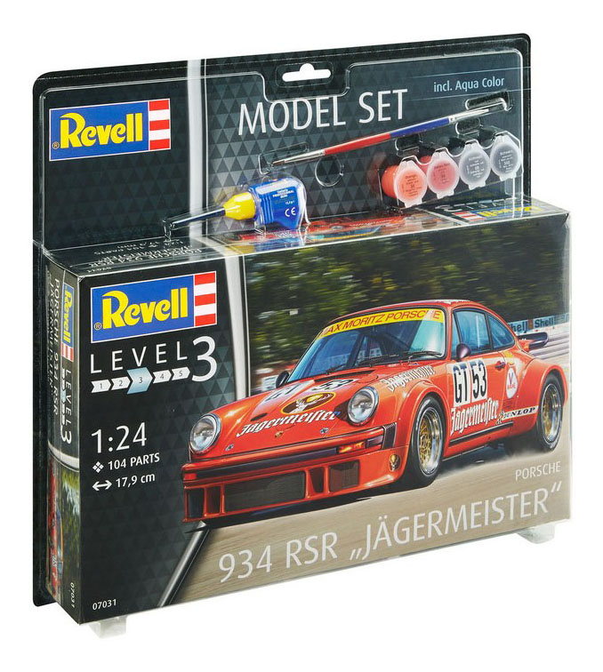 

Модели для сборки Revell Porsche 934 RSR Jagermeister, porsche 934 RSR Jagermeister