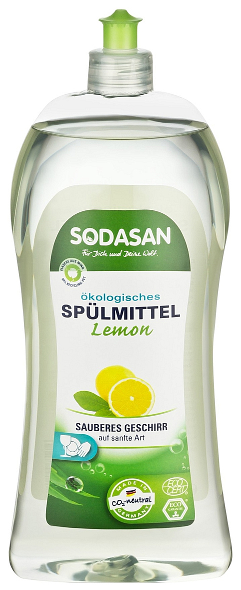 Средство для мытья посуды Sodasan с ароматом лимона 1 л