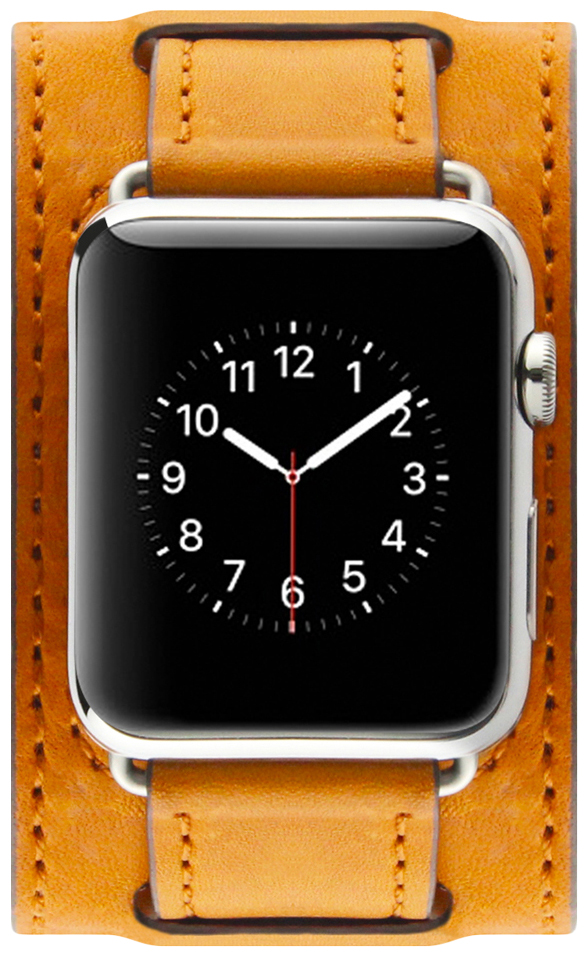 фото Ремешок для смарт-часов cozistyle wide leather band для apple watch 42 mm brown (cwlb18)