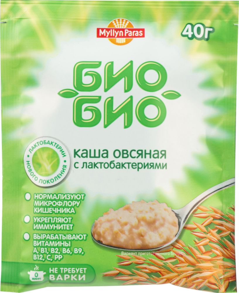 Каша овсяная Myllyn Paras с лактобактериями 40 г