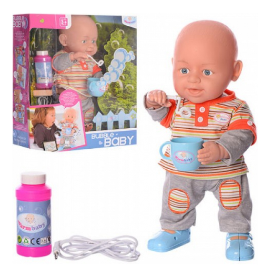 Пупс интерактивный Bubble Baby Gratwest Д87055