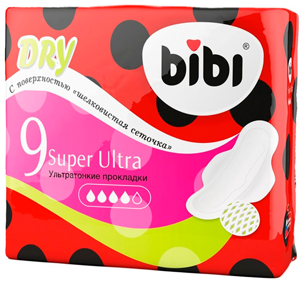 фото Прокладки bibi dry super ultra ультратонкие 9 шт