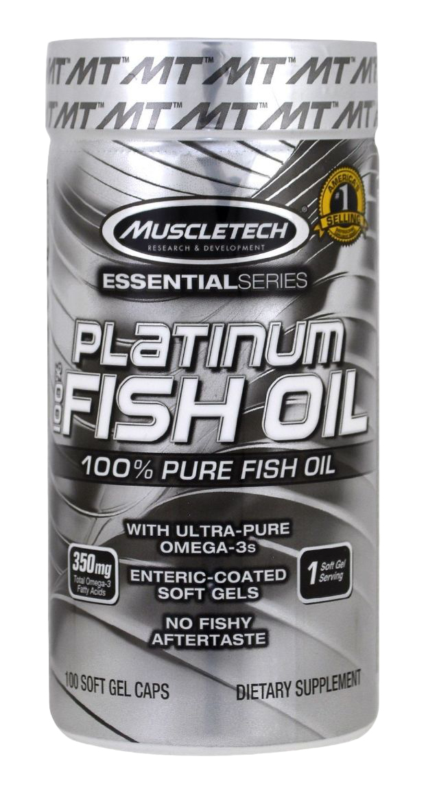 фото Omega-3 muscletech platinum 100% fish oil 100 капс.
