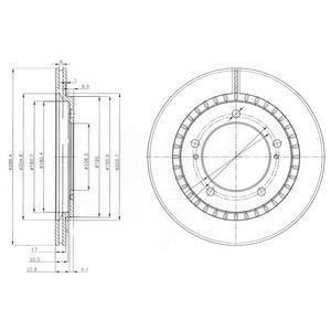 

Тормозной диск DELPHI BG3820