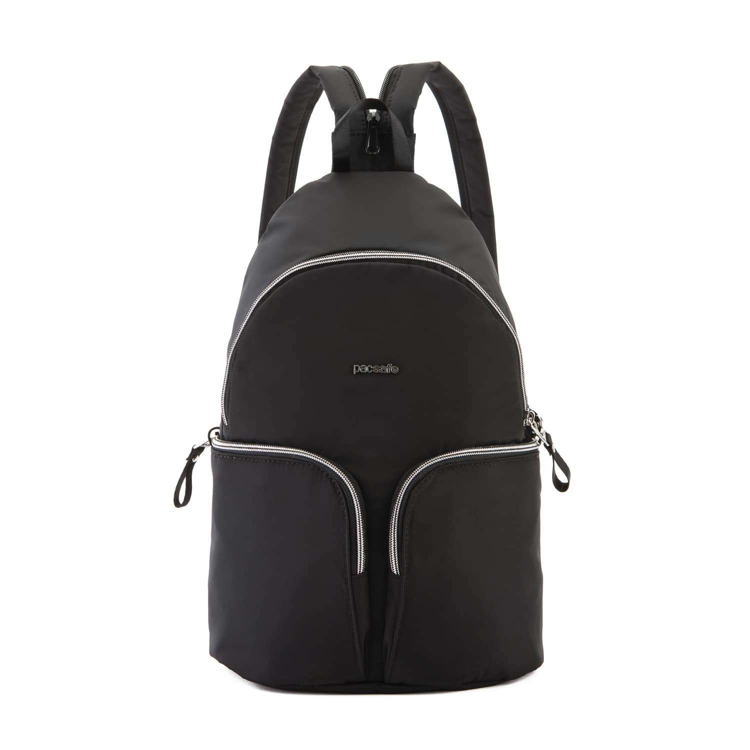 Рюкзак Stylesafe Sling Backpack черный 6 л Pacsafe. Цвет: черный