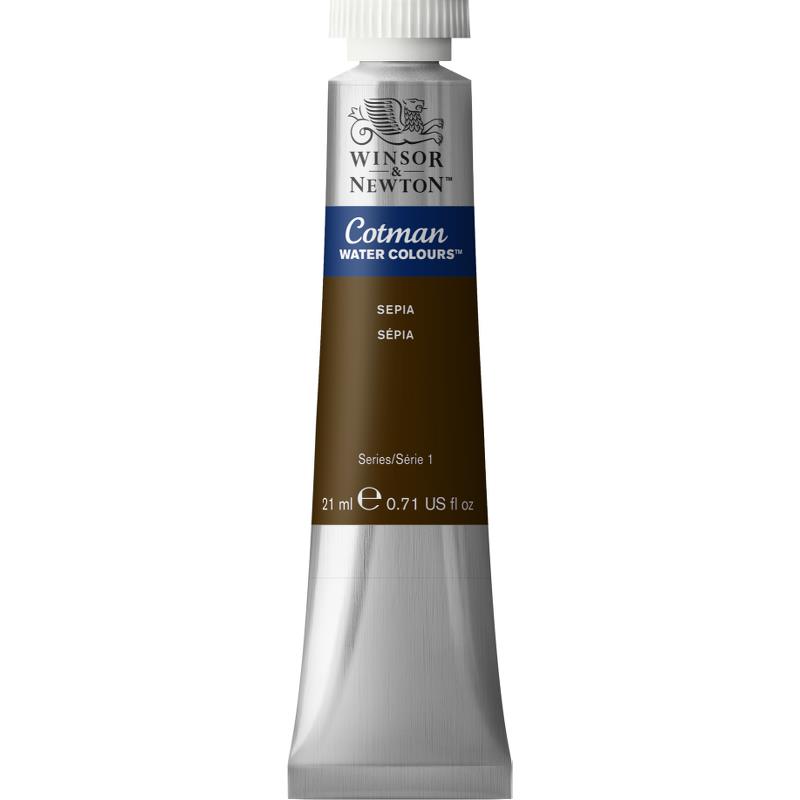 

Акварель Winsor&Newton Cotman сепия 21 мл, Коричневый, Cotman