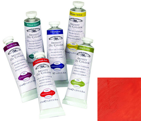 фото Масляная краска winsor&newton artists алый 37 мл