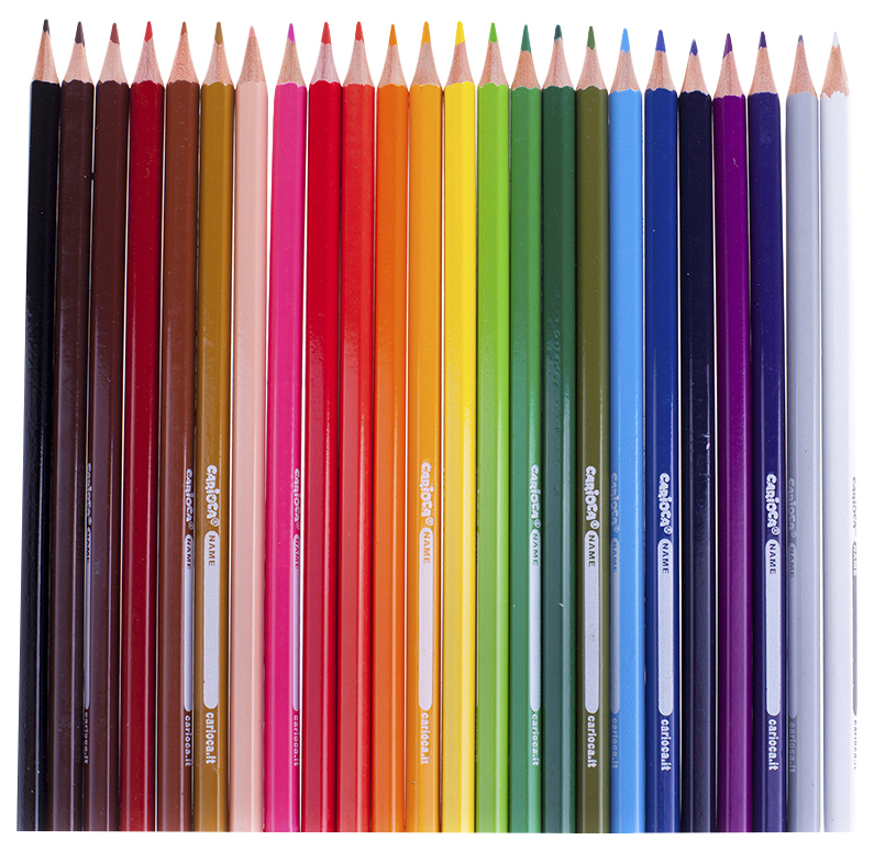 фото Карандаши цветные carioca набор карандашей цветных 24 цвета