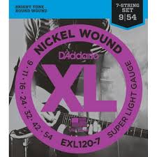 фото Струны для электрогитары d addario exl120 7 d'addario