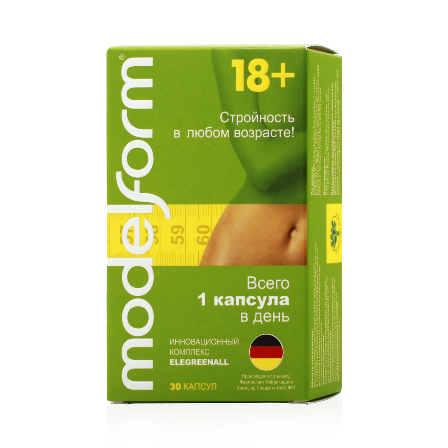 

Modelform 18+ 360 мг капсулы 30 шт., Modelform 18+