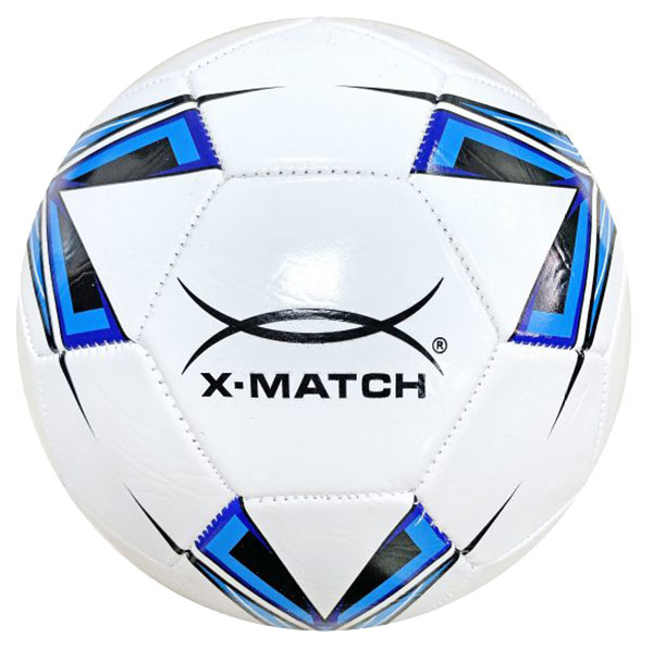 фото Футбольный мяч x-match 56466 №5 white/blue