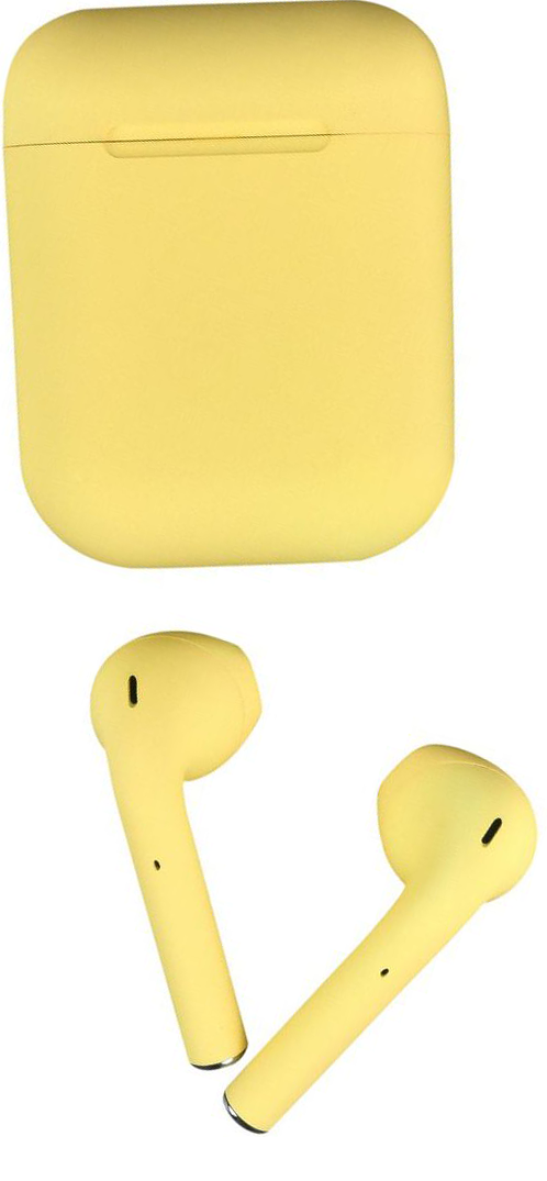 фото Беспроводные наушники nobrand inpods 12 tws yellow