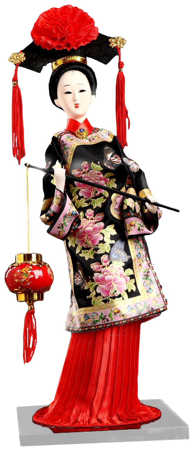 Кукла коллекционная Китаянка в национальном платье с китайским фонариком Sima-Land