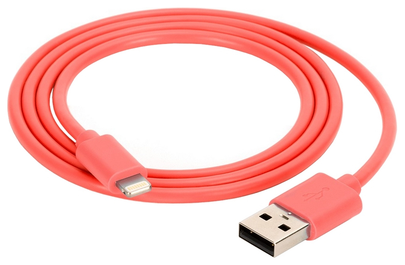 фото Кабель griffin usb to lightning для iphone / ipad / ipod красный